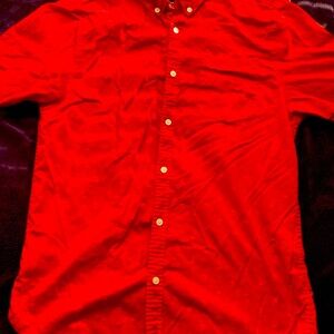 💚3/$25 Carbon Red Casual Button Down Shirt